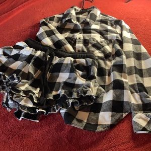 Plaid Sleeper Set